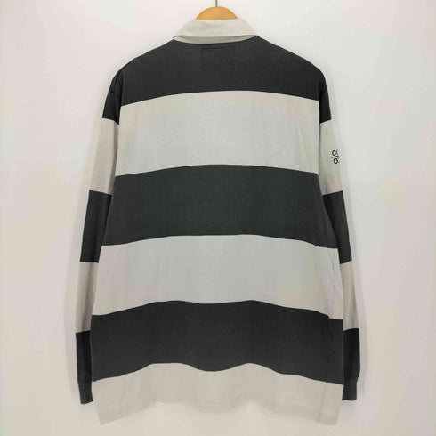 COTTON OXFORD 90S 刺繍 デザイン ラガーシャツ メンズ import:XL