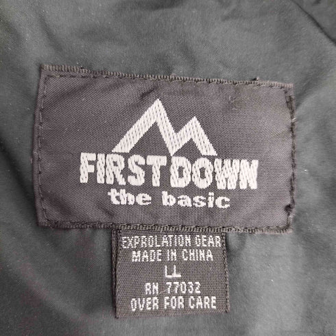 ファーストダウン FIRST DOWN ナイロン ジップアップジャケット メンズ LL
