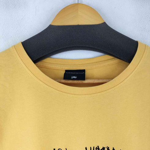 文字プリント S/S クルーネックTシャツ メンズ import:L