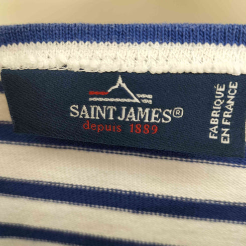 セントジェームス SAINT JAMES フランス製 ボーダー ボートネック L/S バスクシャツ レディース import:XS