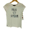 ポロラルフローレン POLO RALPH LAUREN フロント プリント S/S クルーネック Tシャツ レディース import:L