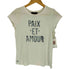 ポロラルフローレン POLO RALPH LAUREN フロント プリント S/S クルーネック Tシャツ レディース import:L