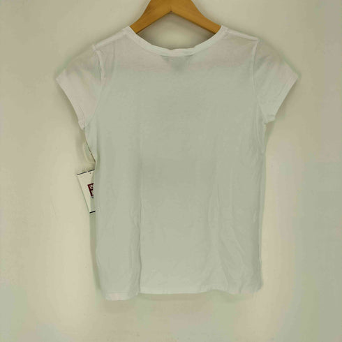 ポロラルフローレン POLO RALPH LAUREN フロント プリント S/S クルーネック Tシャツ レディース import:L