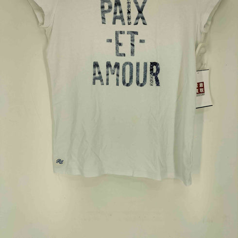 ポロラルフローレン POLO RALPH LAUREN フロント プリント S/S クルーネック Tシャツ レディース import:L