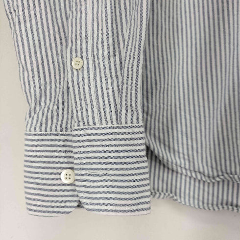 メゾンキツネ MAISON KITSUNE L/S BD ストライプシャツ メンズ 37