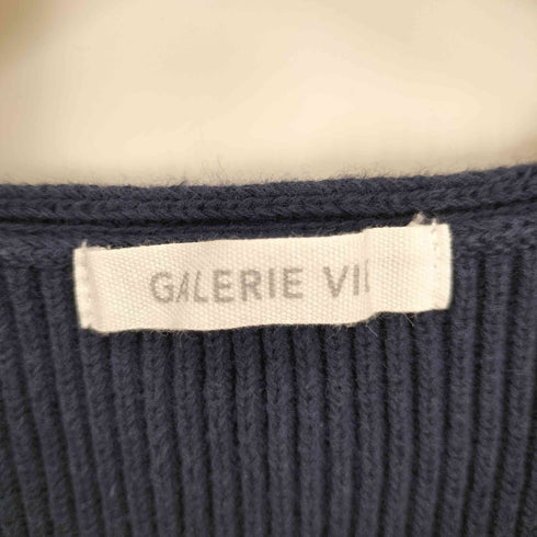 ギャルリーヴィー GALERIE VIE リブ編み クルーネック プルオーバー ベスト レディース JPN:1
