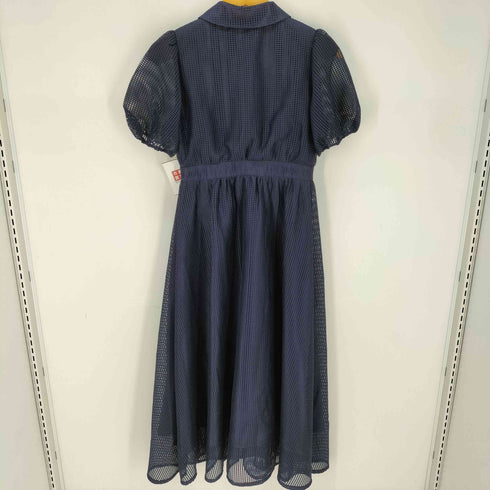 ナチュラルビューティーベーシック NATURAL BEAUTY BASIC メッシュシャツワンピース レディース JPN:S