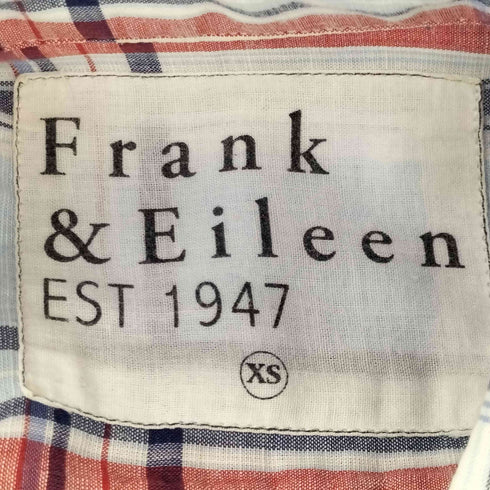 フランクアンドアイリーン Frank&Eileen PAUL L/S チェックシャツ メンズ JPN:XS
