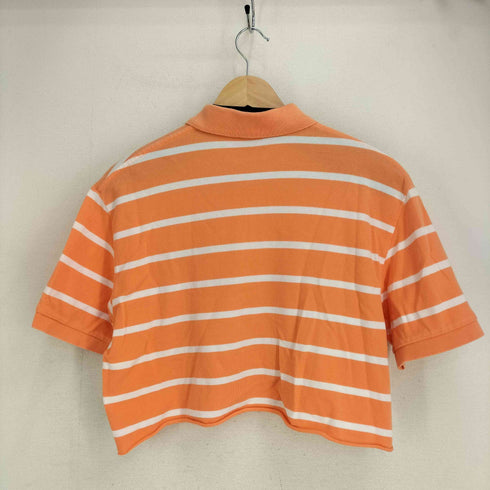 ポロバイラルフローレン Polo by RALPH LAUREN ポニー刺繍 ボーダー S/S ショート丈ポロシャツ レディース