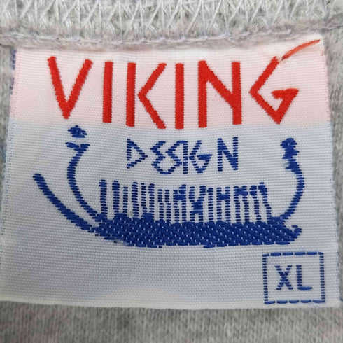 VIKING DESIGN 星条旗 イーグル フロントロゴ 刺繍 スウェット メンズ import:XL