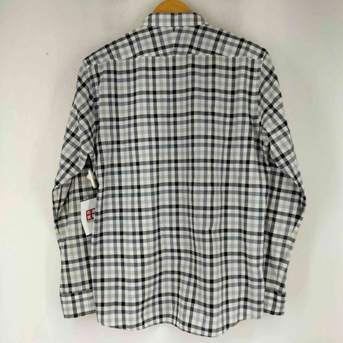 バーバリーブラックレーベル BURBERRY BLACK LABEL ロゴ刺繍 L/S チェックシャツ メンズ JPN:3