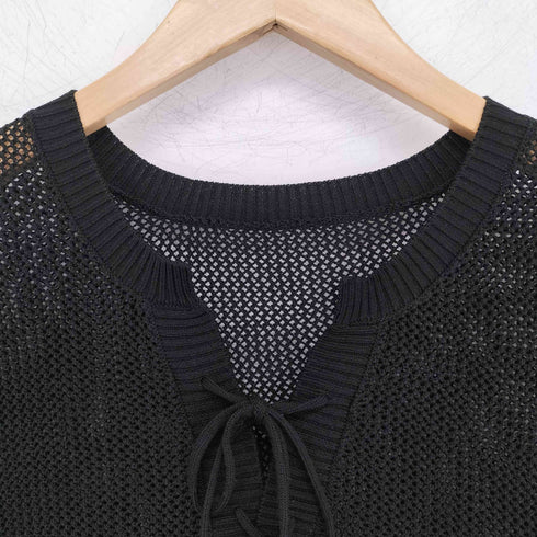 シップスカラーズ SHIPS Colors 2WAY メッシュ ニット レディース