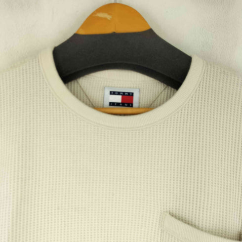 トミーヒルフィガージーンズ TOMMY HILFIGER JEANS サーマル ポケットTシャツ メンズ import:L