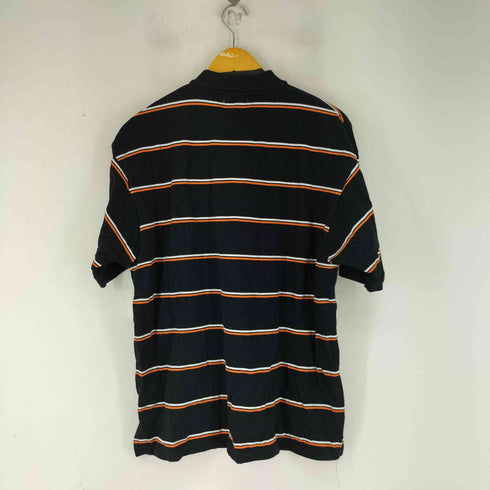 ザフォックスコレクション THE FOX COLLECTION 別注 ボーダー ロゴワッペン ポロシャツ メンズ import:M