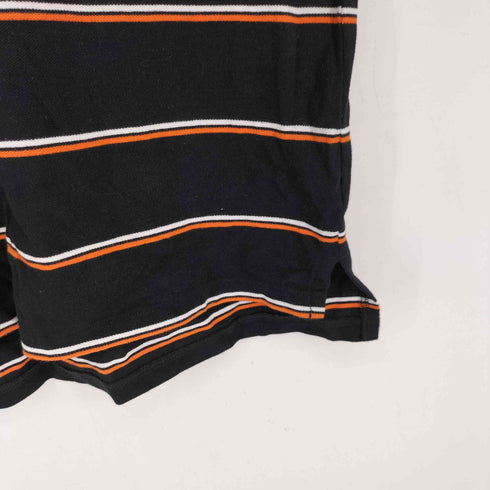 ザフォックスコレクション THE FOX COLLECTION 別注 ボーダー ロゴワッペン ポロシャツ メンズ import:M