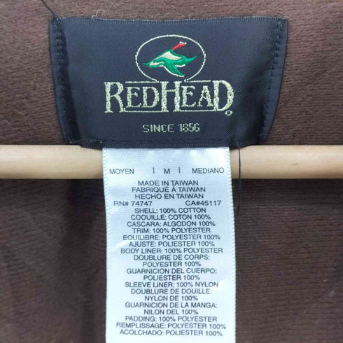 レッドヘッド RED HEAD 刺繍デザイン 裏地キルティング中綿 アクティブ ジャケット メンズ import:M