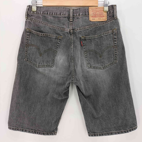 リーバイス Levis 534 先染め ブラック ハーフ デニム メンズ W32