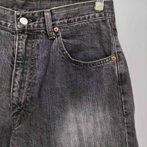 リーバイス Levis 534 先染め ブラック ハーフ デニム メンズ W32