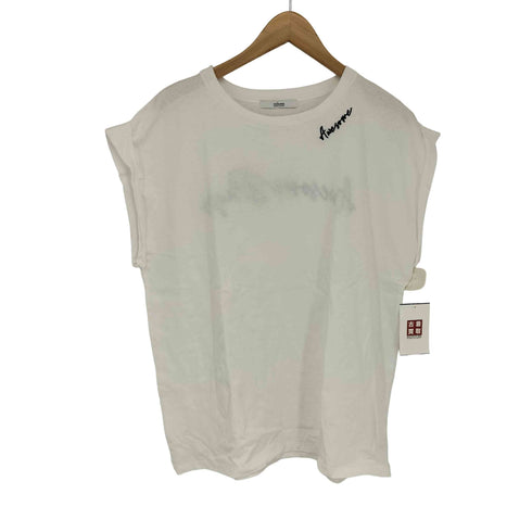 ジャーナルスタンダードレリューム JOURNAL STANDARD relume 刺繍ロゴフレンチTEE レディース F