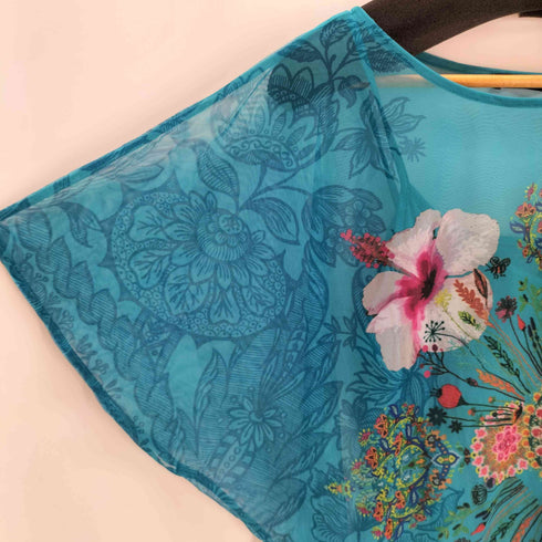 デシグアル Desigual 花柄レースブラウス レディース import:L
