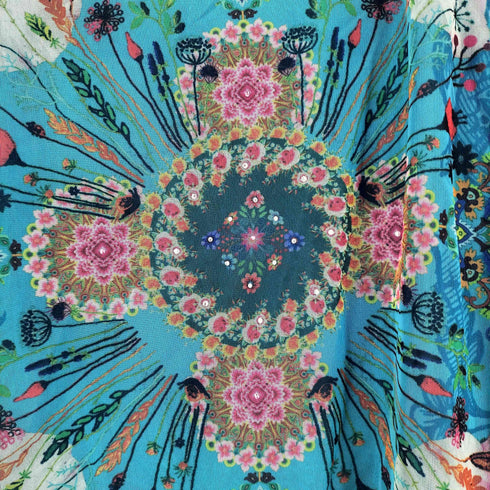 デシグアル Desigual 花柄レースブラウス レディース import:L