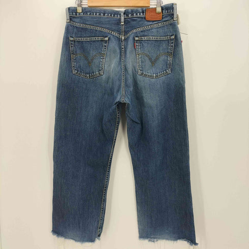 リーバイス Levis 00S 05年製 504 ボタン裏J41 レザーパッチ ストレート デニム メンズ 36-34