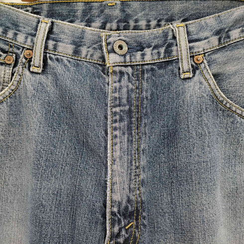 リーバイス Levis 00S 05年製 504 ボタン裏J41 レザーパッチ ストレート デニム メンズ 36-34