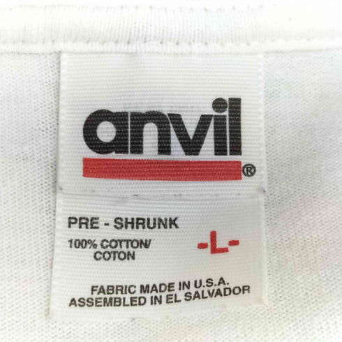 アンビル Anvil 英語文字プリント S/S Tシャツ メンズ import:L