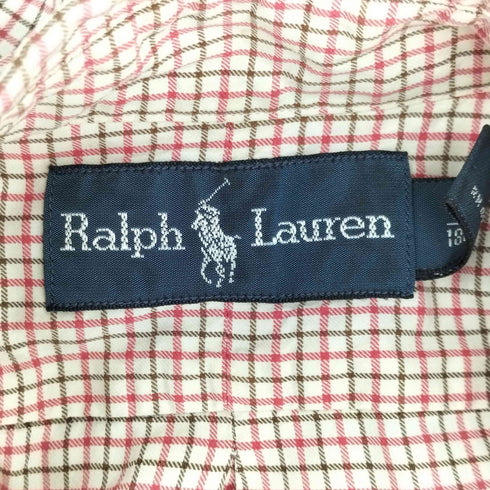ラルフローレン RALPH LAUREN 90S スモールポニー刺繍 L/S BDチェックシャツ メンズ JPN:L