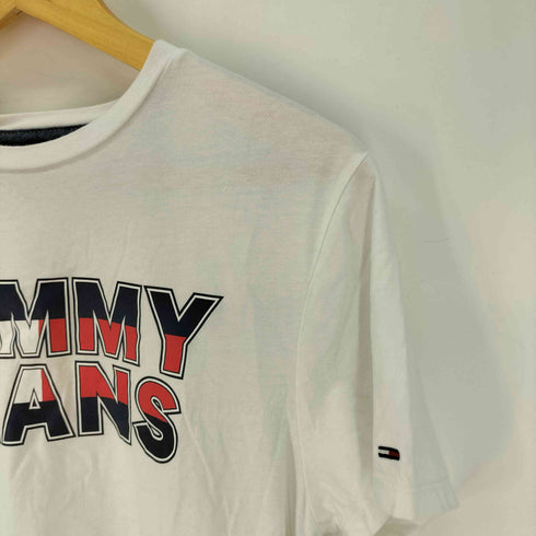 トミージーンズ tommy jeans ロゴプリントクルーネックTシャツ レディース import:M