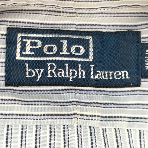 ポロバイラルフローレン Polo by RALPH LAUREN 90S L/S ストライプシャツ メンズ JPN:XL