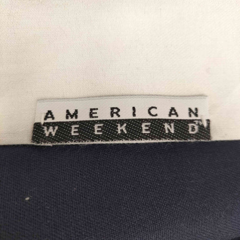 AMARICAN WEEKEND ジップフライ コットン ワイドパンツ メンズ 36X30