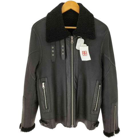 ポールスミス Paul Smith B-3型 羊革 ムートンジャケット メンズ import:L