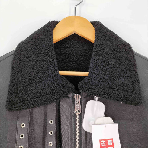 ポールスミス Paul Smith B-3型 羊革 ムートンジャケット メンズ import:L