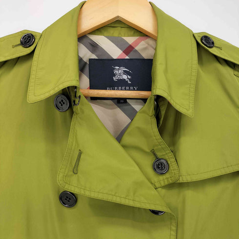 バーバリーロンドン BURBERRY LONDON 裏地メッシュ パッカブル フーデット トレンチコート レディース 38