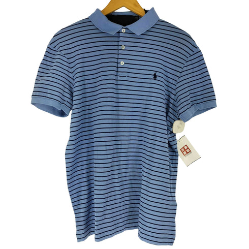 ポロラルフローレン POLO RALPH LAUREN スモールポニー刺繍 CUSTOM SLIM FIT S/S ボーダー ポロシャツ メンズ JPN:L