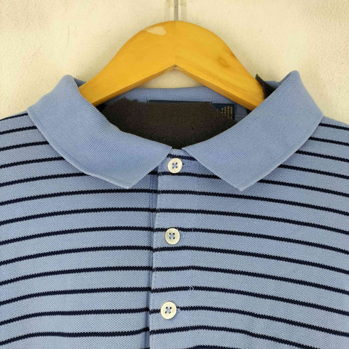 ポロラルフローレン POLO RALPH LAUREN スモールポニー刺繍 CUSTOM SLIM FIT S/S ボーダー ポロシャツ メンズ JPN:L