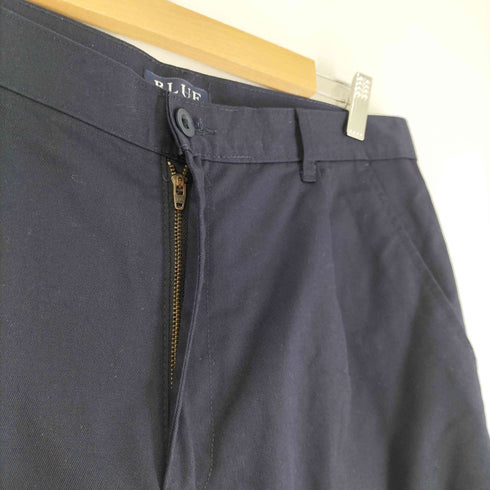 BLUE 1タック コットンパンツ メンズ 33X29