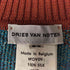 ドリスヴァンノッテン DRIES VAN NOTEN 異素材切替 シルク ニットベスト レディース 36