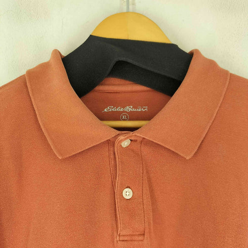 エディーバウアー Eddie Bauer ロゴ刺繍 S/S コットン ポロシャツ メンズ JPN:XL
