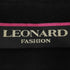 レオナール LEONARD 花柄 ライン Vネック ノースリーブワンピース レディース import:L