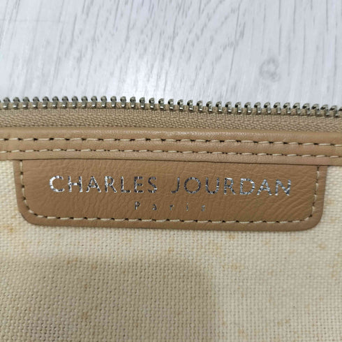 シャルルジョルダン CHARLES JOURDAN 総柄PVCトートバッグ レディース