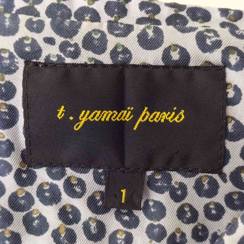 t.yamai paris 総柄 シルクワンピース レディース JPN:1