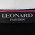 レオナール LEONARD 花柄 リブ切り替え ノースリーブワンピース レディース import:L