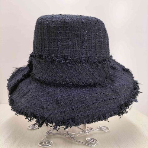 t.yamai paris フリンジデザイン ツイードハット レディース