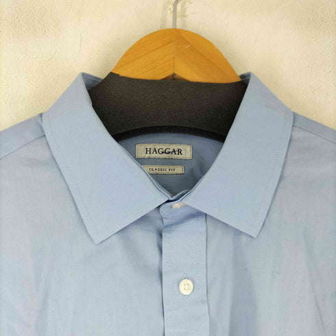 ハガークロージング HAGGAR CLASSIC FIT L/S レギュラーカラーシャツ メンズ