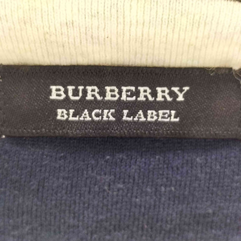 バーバリーブラックレーベル BURBERRY BLACK LABEL 薄手 ショールカラー コットンカーディガン メンズ JPN:3