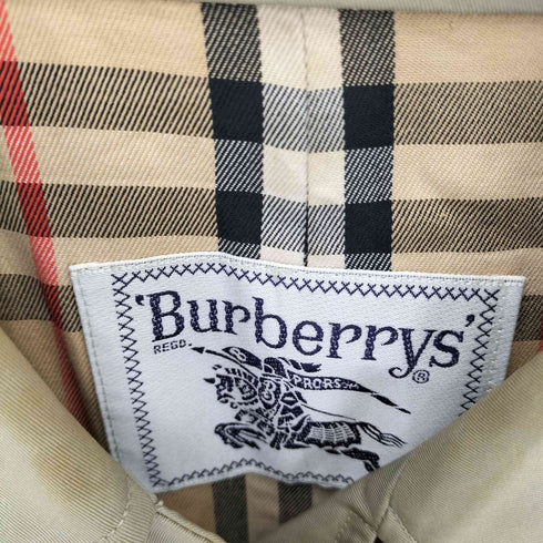 バーバリーズ BURBERRYS 裏ノバチェック ステンカラーコート レディース