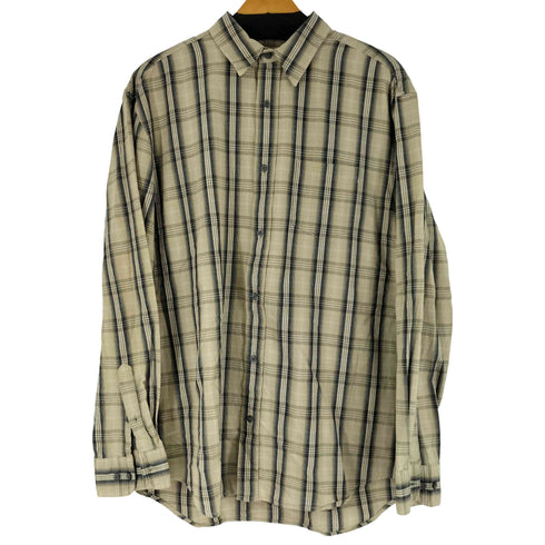 AUSTIN CLOTHING CO. 00S オンブレチェック柄 L/S コットン ポケットシャツ メンズ import:L