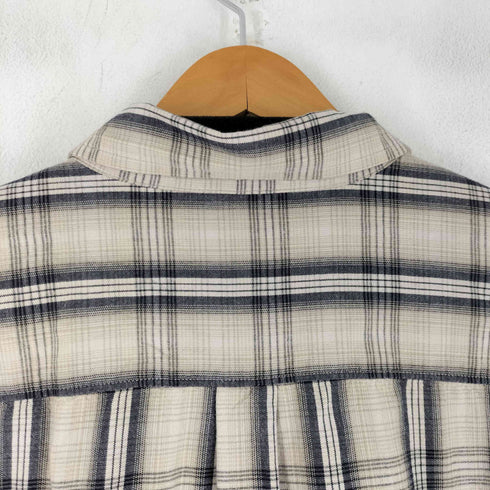AUSTIN CLOTHING CO. 00S オンブレチェック柄 L/S コットン ポケットシャツ メンズ import:L